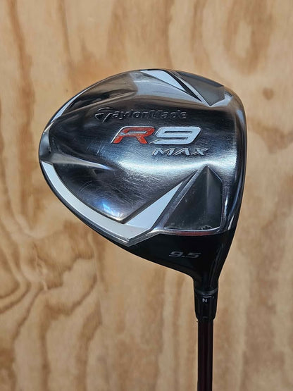 TaylorMade R9 Max 9.5 degree driver RH SR flex
