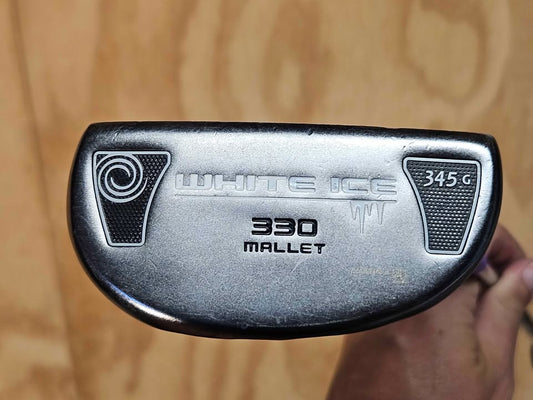 Odyssey 330 Mallet white ice putter RH 33"